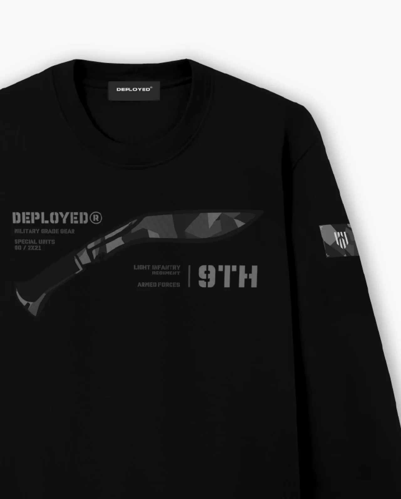 SR Camo 015 Lightweight Premium Sweatshirt - Image 3